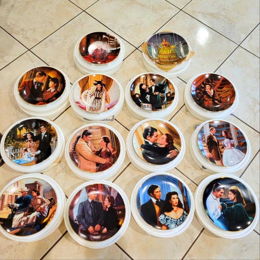 Gone with the wind collectible plates